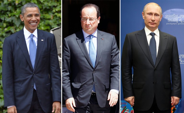 obama-hollande-putin