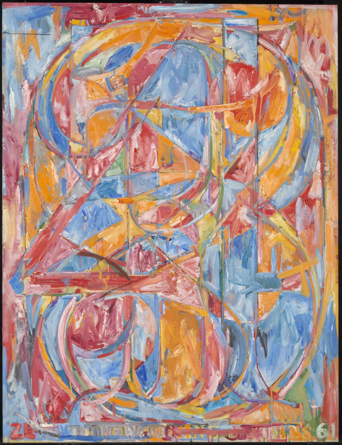 0 through 9 1961 by Jasper Johns born 1930